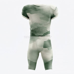 Uniforme de Fútbol Americano, Jersey y Pantalones a Juego con Impresión de Transferencia Térmica Premium, Poliéster Transpirable para Escuelas y Clubes - Product Image 2