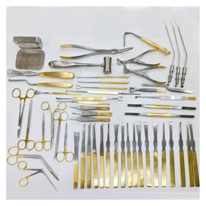 Juego de Instrumentos Quirúrgicos para Rinoplastia, 82 Piezas, Kit Profesional de Cirugía Plástica Nasal, Acero Inoxidable, Titanio, Manual, ENT MOL - Product Image 6