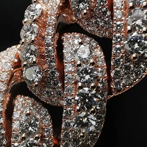 VVS cut moissanite <b>necklace</b> IGI certified hip hop <b>chain</b> Gold plated 925 silver 18mm iced moissanite <b>chain</b> - Product Image 6
