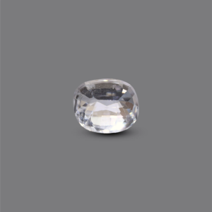 4.2 Carat Stunning White Zircon Loose Gemstone 11mm Rough Shape for Fine Jewelry - Product Image 2