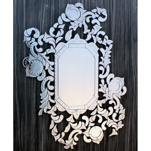 Espejo de Pared Ornamental Barroco Vintage |   Espejo Decorativo Veneciano de Lujo | Espejo de Vidrio Estilo Antiguo para el Hogar y la Sala de Estar - Product Image 1