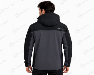 Chaqueta Softshell para Hombre, Impermeable, Cortavientos, para Senderismo al Aire Libre, con Capucha, Logotipo Personalizado, Chaqueta de Trabajo de Invierno - Product Image 3