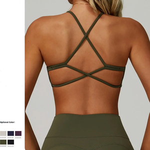 Quick-Drying Cross Back Print Yoga <b>Bra</b> High-Intensity Fitness Sports <b>Bra</b> for Casual Running Gym Sport Breathable Sports <b>Bra</b> - Product Image 1