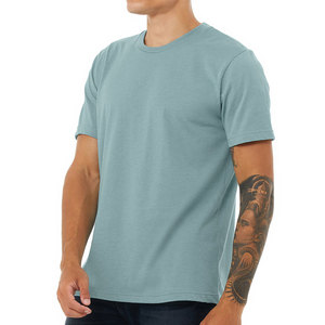 New Style Mens Blank 100% Cotton <b>T</b> <b>Shirts</b> for Men Solid High Quality Soft Breathable <b>T</b>-<b>Shirt</b> for Man - Product Image 5