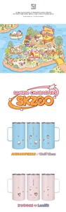 Stray Kids TUMBLER-SKZOO X SANRIO CHARACTERS Porte-clés coréen en papier et plastique pour enfants, thème pop music - Product Image 3