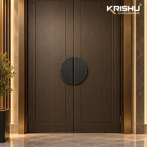 Poignée de porte double robuste en finition noir mat Z pour entrées résidentielles, quincaillerie architecturale et accessoires de porte intérieure - Product Image 2