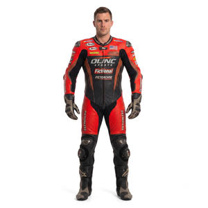 Traje de Carreras de Cuero Vacuno para Hombre, Armadura CE, Equipo de Motociclismo Personalizado OEM, Conjunto de Ropa Exterior para Motocicleta - Product Image 1