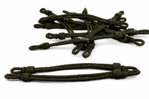 Cordon de corde torsadée de cérémonie Sangles de menton en fil de lingot personnalisé de bonne qualité et de couleur unie - Product Image 6