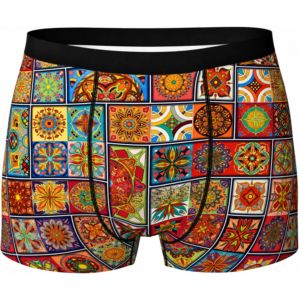 <b>Custom</b> Sublimated <b>Boxers</b> Men Breathable Polyester Underwear OEM ODM Moisture Wicking Athletic <b>Boxer</b> Briefs Manufacturer Supplier - Product Image 4