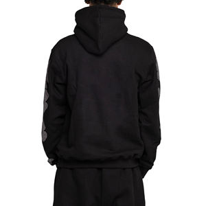 เสื้อมีฮู้ดสำหรับผู้ชายที่มีน้ำหนักเบามีฮู้ดประดับพลอยเทียม - Product Image 2