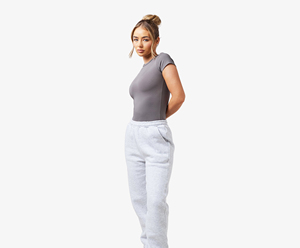 Vente directe usine – Pantalon de jogging taille haute décontracté pour femme avec poches - Product Image 2