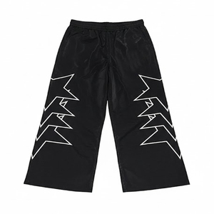 Pantalon de survêtement unisexe surdimensionné personnalisé de haute qualité, coupe ample, en molleton, jambe large, style jogging, OEM - Product Image 1