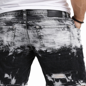 Premium Quality Men's Streetwear Summer Hip Hop Casual Denim Shorts 100% Cotton Breathable Comfortable Fit - Product Image 5
