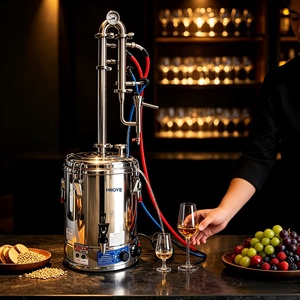 Distillateur d'huiles essentielles en acier inoxydable 304, machine d'extraction par distillation à la vapeur de 50 L pour la lavande et la rose - Product Image 6
