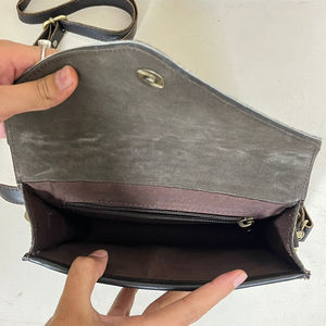 Bolso de Mano de Lujo Nuevo 2025 para Mujer, Bolso de Hombro de Cuero Vacuno Genuino de Diseño Elegante Personalizado, Bolso Cruzado Tipo Sobre - Product Image 6