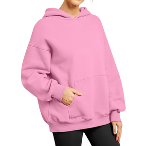 Nouvelle Arrivée Sweat à Capuche Décontracté pour Femme en Polaire 100% Coton à Manches Longues, Doublure Intérieure, Dernier Design, Couleurs Variées, Prix Abordable - Product Image 5