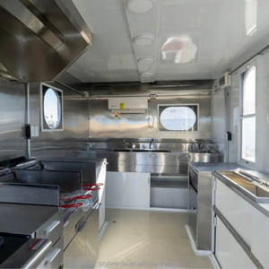 Camión de Comida Móvil con Cocina Completa, Carrito de Comida Mexicana para Tacos y Burritos, Camioneta de Helados Personalizada de Acero Inoxidable Multifuncional - Product Image 6