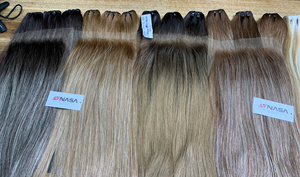 Extensions de cheveux naturels lisses Super Double Drawn et Lace HD, prix d'usine, de 50 cm à 80 cm, cheveux humains vietnamiens - Product Image 5