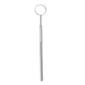 Miroir buccal dentaire en acier inoxydable avec poignée creuse, usage manuel par le dentiste, prise en main ergonomique, certifié CE - Product Image 6