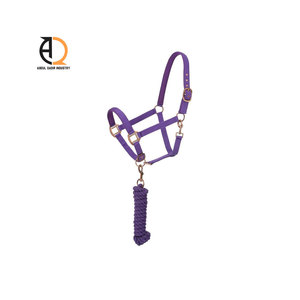 Harnais en cuir réglable avec sangle en nylon, articles d'équestre, personnalisation du logo acceptée - Product Image 4