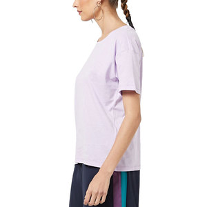 Solid Trader Premium Cotton Plain Casual Soft Breathable Daily Wear Lightweight Regular Fit <b>Top</b> For Summer Women Tee Shirt - Product Image 6
