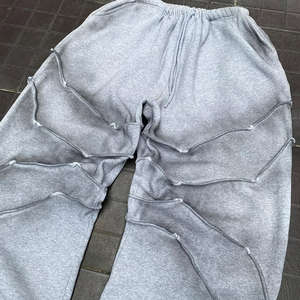 Pantalones Deportivos Vintage de Lona Ecológica para Hombre/Mujer, Cintura Elástica de Alta Elasticidad, con Capucha, Estilo Holgado, para Primavera - Product Image 6