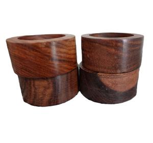 Nuevos anillos de servilleta de madera y portavasos de madera, accesorios decorativos para banquetes y hoteles a un precio muy bueno. - Product Image 6