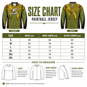Camiseta Táctica Personalizada Sublimada y Acolchada para Paintball, Manga Larga, Transpirable, Ropa Deportiva Protectora para Exteriores - Product Image 6
