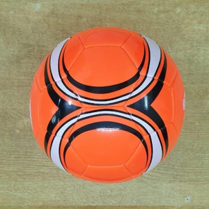 ลูกฟุตบอลเย็บด้วยเครื่องจักร PU+PVC สำหรับโปรโมชั่น พร้อมไส้บอลบิวทิลคุณภาพสูง เหมาะสำหรับการฝึกซ้อมและการแข่งขัน |   โรงงานโดยตรง - Product Image 4