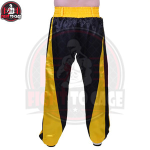 Mejor Proveedor Pantalones de Kick Boxing Ecológicos Fáciles de Usar en Color Negro y Amarillo, Venta Caliente, Servicio OEM ODM, Precio Competitivo - Product Image 5