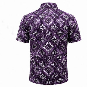 Camisa de Lujo Estampada para Hombre, Ligera, con Tela Transpirable y Elegante para Uso Diario - Product Image 2