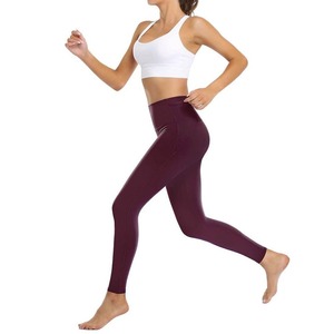 Leggings de yoga personnalisés pour femmes en gros FLY HUMBLE SPORTSWEAR Spandex/Polyester 230gsm Double brossé Soie de lait Prix bas - Product Image 4