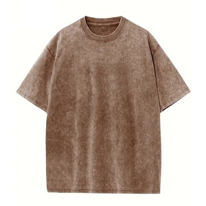 Camisetas de Hombre al por Mayor, Personalizadas, Estilo Vintage, Lavado Ácido, Corte Regular, Tejido de Punto, 100% Algodón, Secado Rápido, Transpirables, Lavado Ácido 3D, Precio Económico - Product Image 3