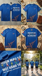 เสื้อยืดกีฬาแห้งเร็วสำหรับการแข่งขันวิ่งและการมีส่วนร่วมในกิจกรรมชุมชน - Product Image 2