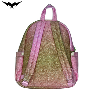 Mini sac à dos scolaire brillant imperméable pour enfants, sac à dos scolaire de haute qualité, sac de cheerleading tendance, logo d'équipe personnalisé, fermeture à glissière - Product Image 2