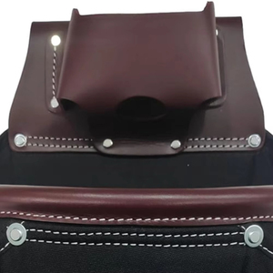 Best Sale Customized Your Own Design Cowhide Leather Bag Durable Material Cowhide Leather <b>Tool</b> Bag For Sale - Product Image 4