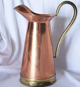 Jarra de Agua de Cobre Natural de Alta Calidad, Diseño Elegante, Segura, Ecológica, Jarra de Cobre para Agua, Jugo o Leche, Ideal para Hoteles - Product Image 4