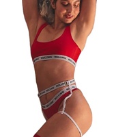 Shemax 2023 Top Qualité Vente Chaude Personnalisé En Gros Pole Dance Top & Bottom Set ROLLING ALPHA TOP - RED