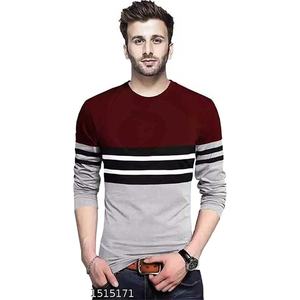 New Arrival Men's Full Sleeve T-<b>Shirt</b> Plain Slim Training Jogging Wear for Gym Workout Custom Logo Sportswear - Product Image 1