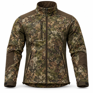 Ropa de Camuflaje para Caza |   Camuflaje Verde - Seis Colores |   Tela Elástica en Cuatro Direcciones |   Chaqueta Softshell de Manga Larga |   Ropa de Otoño | - Product Image 1