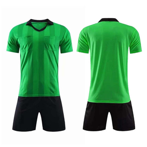Premium Referee Uniform Men Women Soccer Referee Shirt Shorts Set Match Official Supplier - Product Image 3