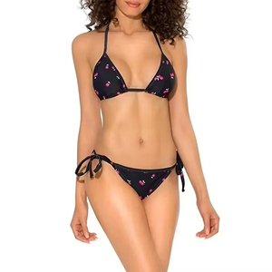 Conjunto de Bikini de Playa al Mejor Precio, Fabricante Mayorista, Talla Personalizada, Conjunto de Bikini de Sujetador y Braguita para Mujer - Product Image 5