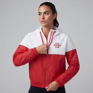 100% Nylon Spandex <b>Windbreaker</b> Jacket Men Custom Logo Lightweight Windproof Jackets Women Outdoor Waterproof Jacket Unisex - Product Image 3