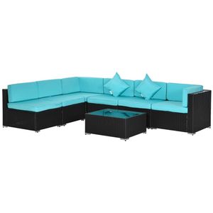 ชุดโซฟาสนามแบบแยกส่วน 7 ชิ้น สำหรับลานบ้าน คอลเลคชั่นเฟอร์นิเจอร์สวน - Product Image 5