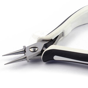 Pince à bijoux en acier inoxydable de haute qualité, outil professionnel de perlage, construction durable pour la fabrication de bijoux - Product Image 5