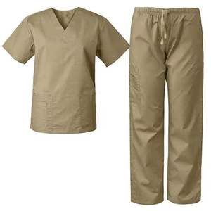 Uniformes Médicos de Algodón y Spandex, Blusa con Cuello en V Unisex para Doctor, Conjunto de Blusa con Logotipo Personalizado, Color Personalizado - Product Image 3