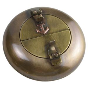 Plateau à fumer Design de roue de bateau Antique Unisex Rare Decor Metal Design Indoor And Vintage Solid Design - Product Image 4