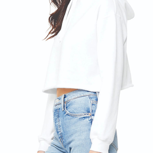 Sudadera con Capucha Corta Unisex Bella Canvas Personalizada, de Algodón Blanco, Estilo Casual Urbano, Vintage, de Secado Rápido, OEM, ODM - Product Image 4