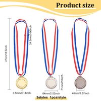 Médaille Métallique Personnalisée en Alliage de Zinc, Ronde et Plate, Dorée et Platine, 1,57 Pouce, Réutilisable, OEM ODM, Vente en Gros, Logo Personnalisé, Vierge