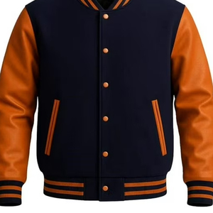 Chaqueta de Béisbol Varsity de Alta Calidad para Hombre, Nueva Tendencia de Invierno, Marca Moderna, Combinable con Todo, con Letras en la Parte Delantera, Tallas Grandes - Product Image 3